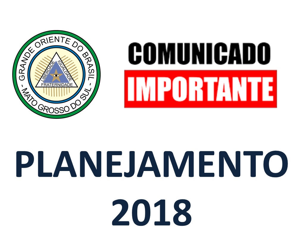 You are currently viewing Planejamento GOB/MS 2018
