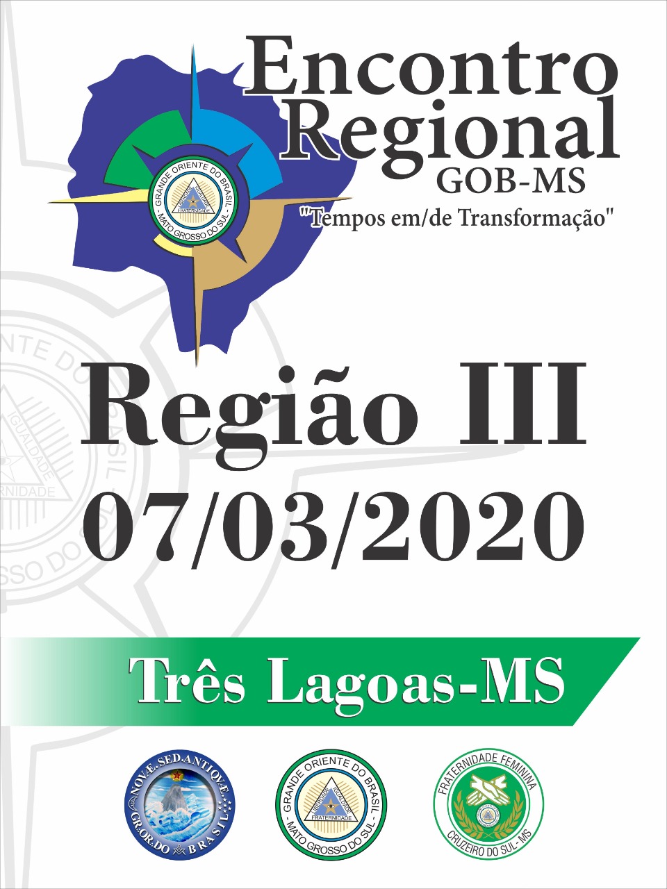 Read more about the article Estão abertas as inscrições para o Encontro Regional III, em Três Lagoas/MS