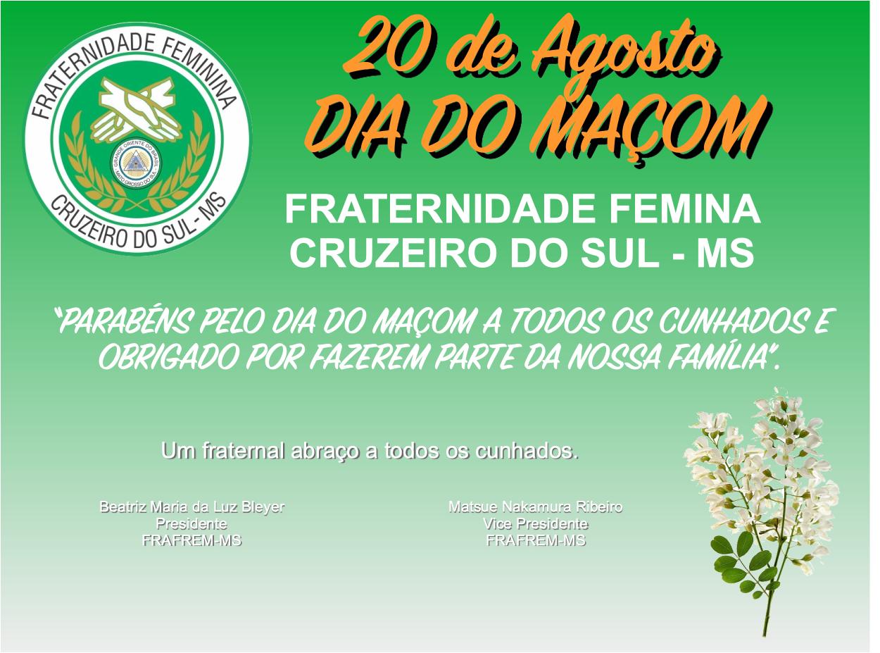 Read more about the article Fraternidade Feminina – Feliz Dia do Maçom