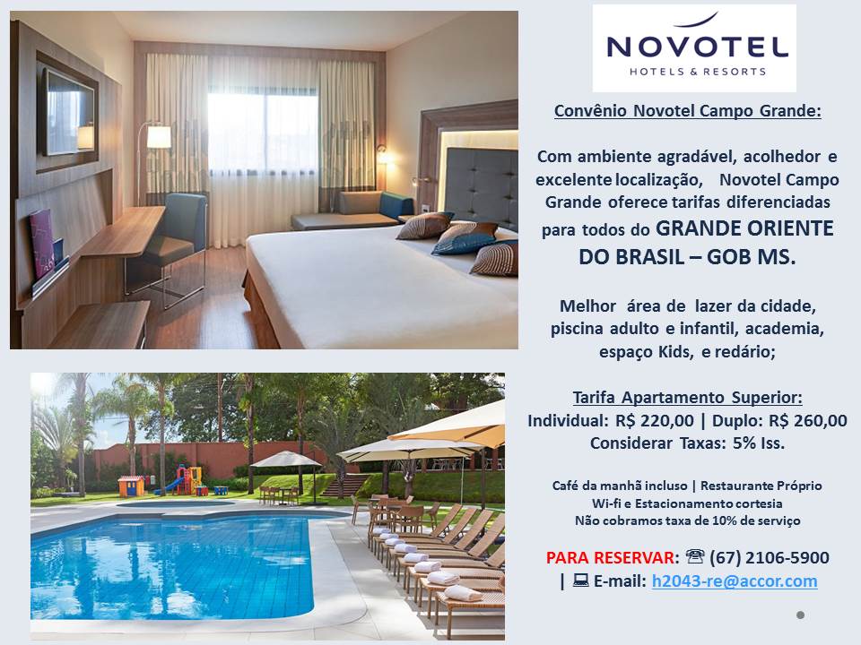Read more about the article GOB-MS renova convênio com o Hotel – NOVOTEL