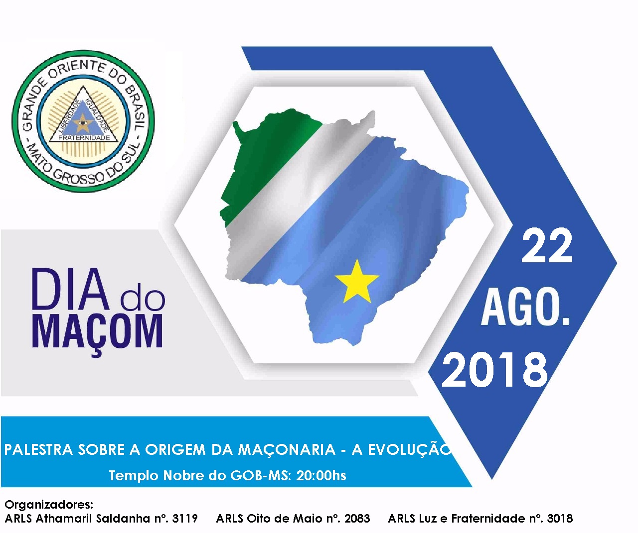 Read more about the article Dia do Maçom – Palestra 22/08/2018