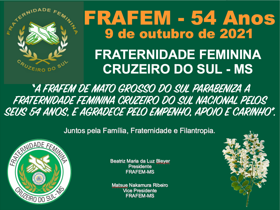 You are currently viewing Fraternidade Feminina Completa 54 Anos