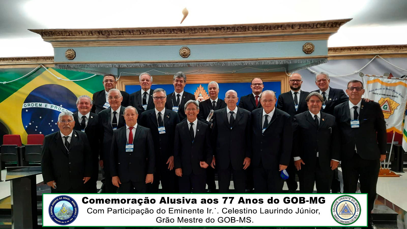 Read more about the article COMEMORAÇÃO DOS 77 ANOS DO GOB-MG