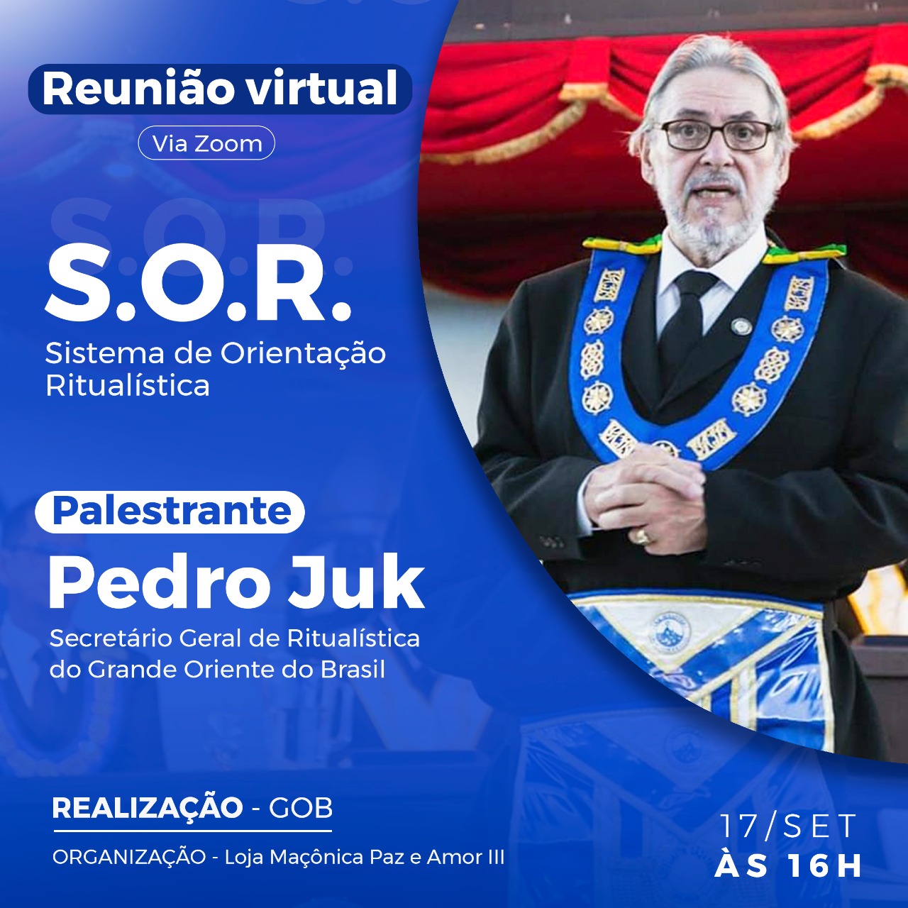 You are currently viewing Palestra: S.O.R. – Sistema de Orientação Ritualística