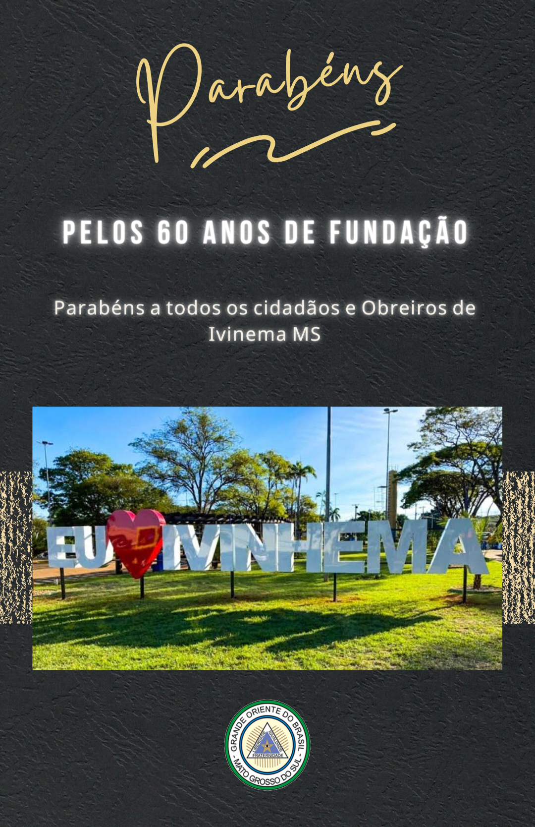 Read more about the article Parabéns Ivinhema MS pelos 60 anos de fundação !