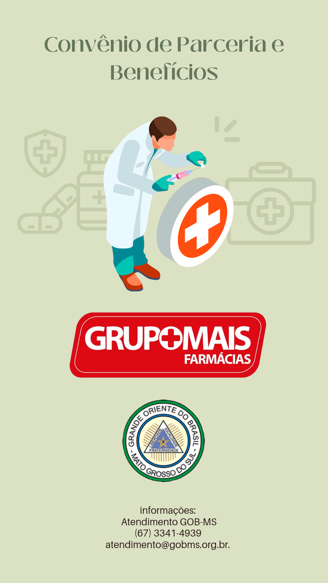 Read more about the article Convênio de Parceria e Benefícios – Grupo Mais Farmácias – 11/12/2023