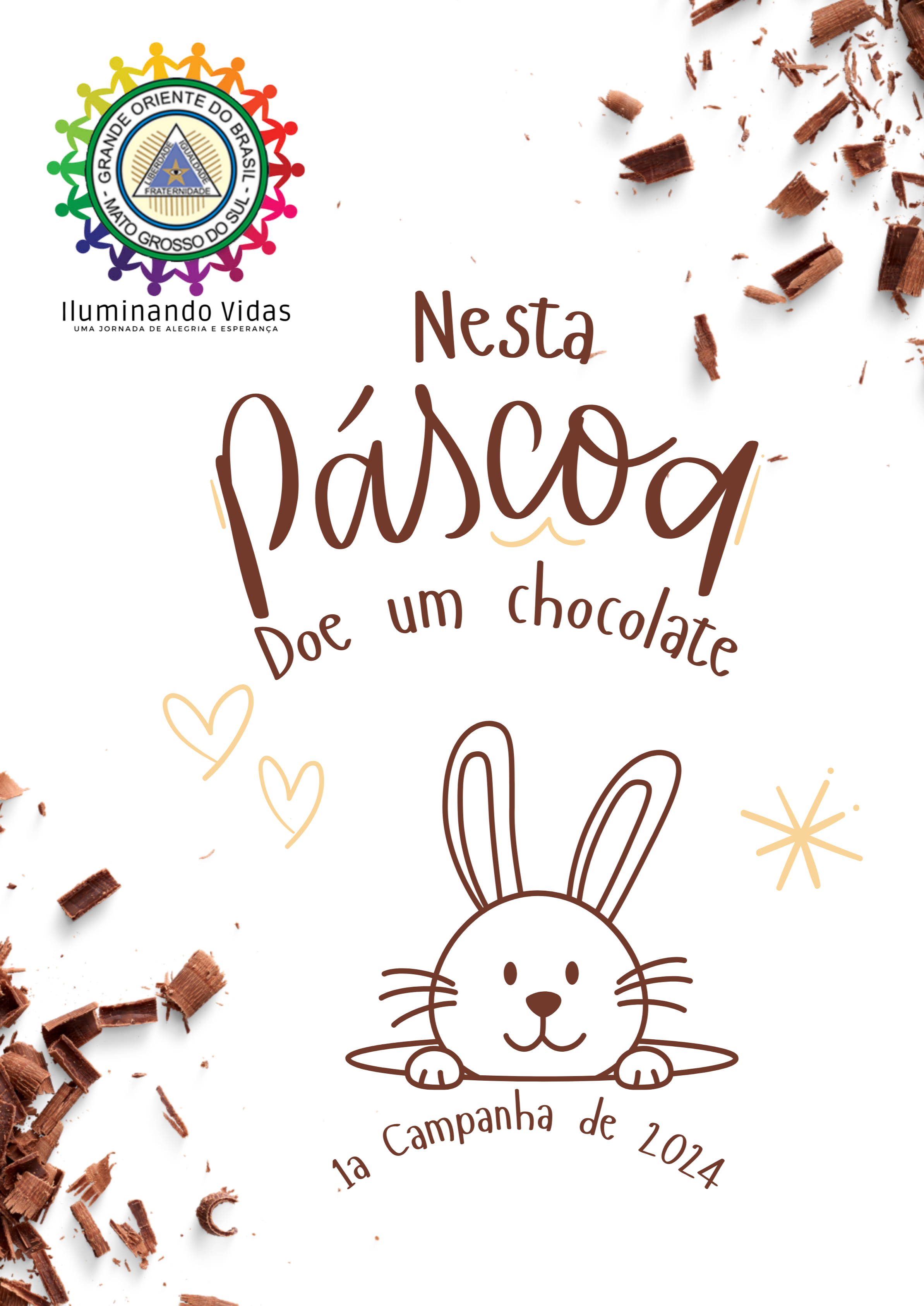 Read more about the article “Nesta Páscoa doe um Chocolate” – Projeto Iluminando Vidas – GOB-MS